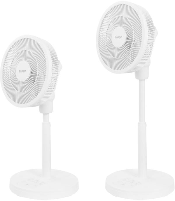 Eurom Vento 3DS Silent Comfort white Ventilator, mit Fernbedienung, weiß (384925)
