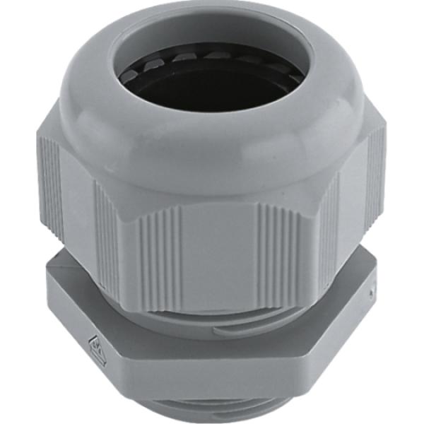 ARDEBO.de - Kabelverschraubung, M25x1,5 Farbe: hellgrau RAL 7035