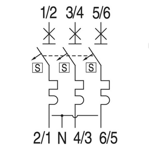 ARDEBO.de - HSA, 32A 3-p., E-Char. AEG inkl. Sammelschienenadapter