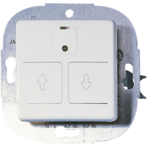 ARDEBO.de - elektron.Rollladenschalter mit Abdeckung, Wochenprogr., alpin