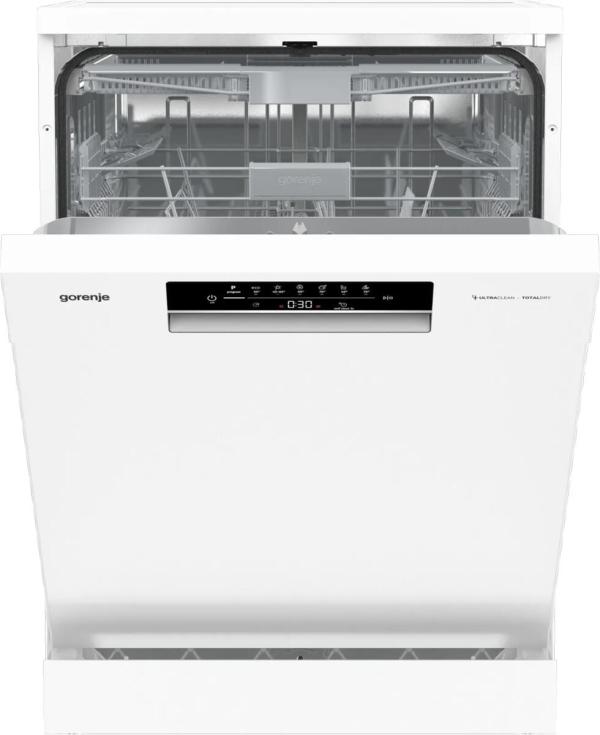 ARDEBO.de Gorenje GS643C90W Standgeschirrspüler, 60 cm breit, 16 Maßgedecke, Startzeitvorwahl, FlexUse, TotalDry, weiß