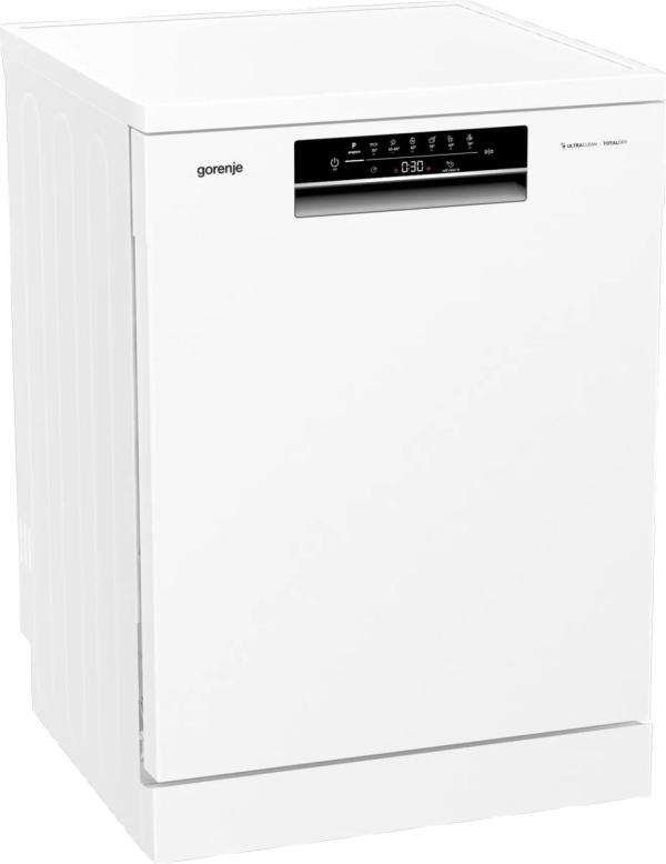 Gorenje GS643C90W Standgeschirrspüler, 60 cm breit, 16 Maßgedecke, Startzeitvorwahl, FlexUse, TotalDry, weiß