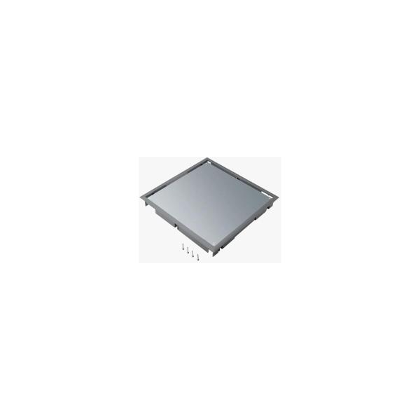 ARDEBO.de Hager BDQ08057011 Blinddeckel ultra-flach Q08 294x294mm für 5mm Bodenbelag aus Polyamid eisengrau