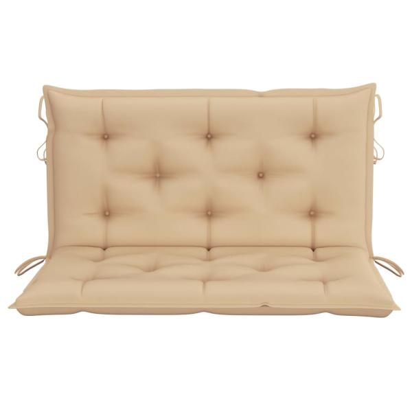 Gartenbank-Auflage Beige 100x(50+50)x7 cm Oxford-Gewebe