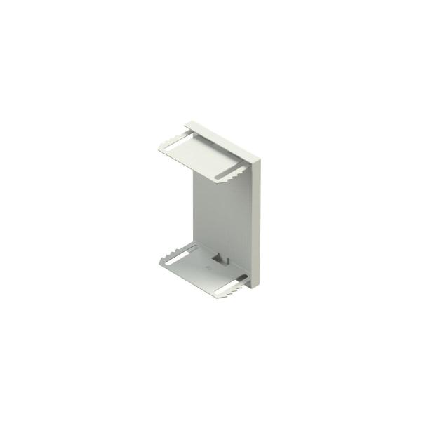 ARDEBO.de Niedax GADU 133T90 VW GK-Endabschlussdeckel, umgreifend, 135x90 mm, Stahl, bandverzinkt, verkehrsweiß