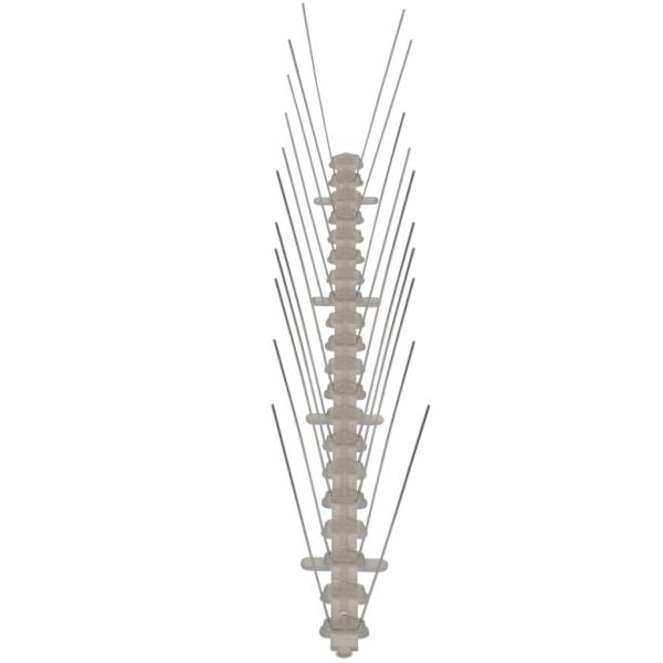 6-tlg. Vogelabwehr-Spikes-Set 3 m Kunststoff 2-reihig