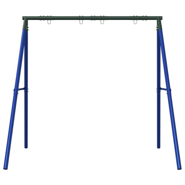 Schaukelgestell mit 4 Haken Blau Stahl