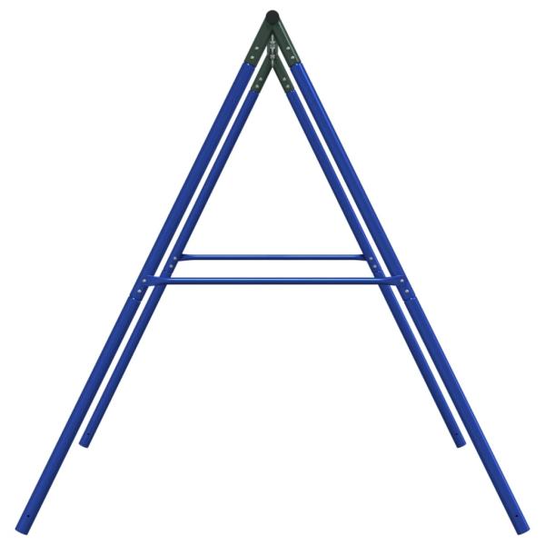 Schaukelgestell mit 4 Haken Blau Stahl