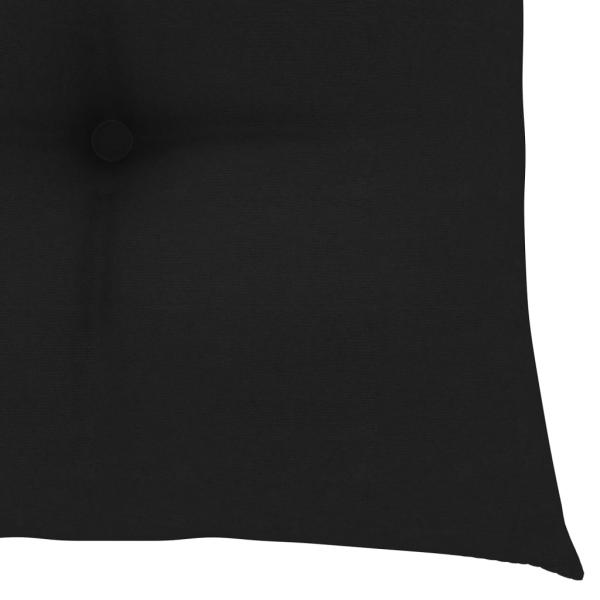 Stuhlkissen 6 Stk. Schwarz 40x40x7 cm Oxford-Gewebe