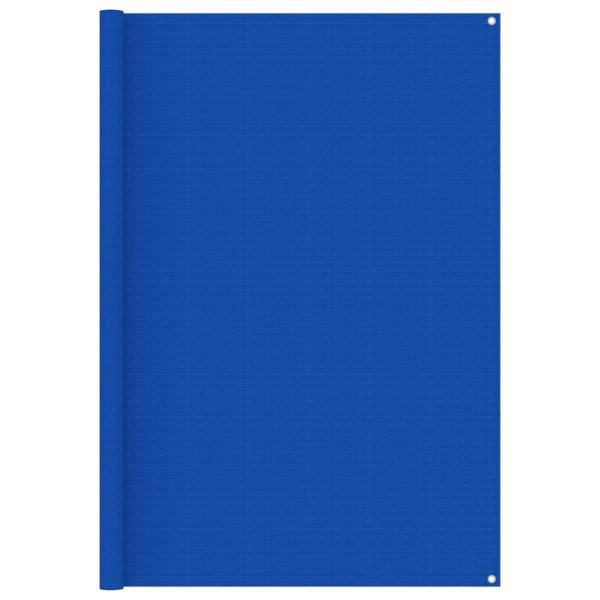 Zeltteppich 200x200 cm Blau HDPE