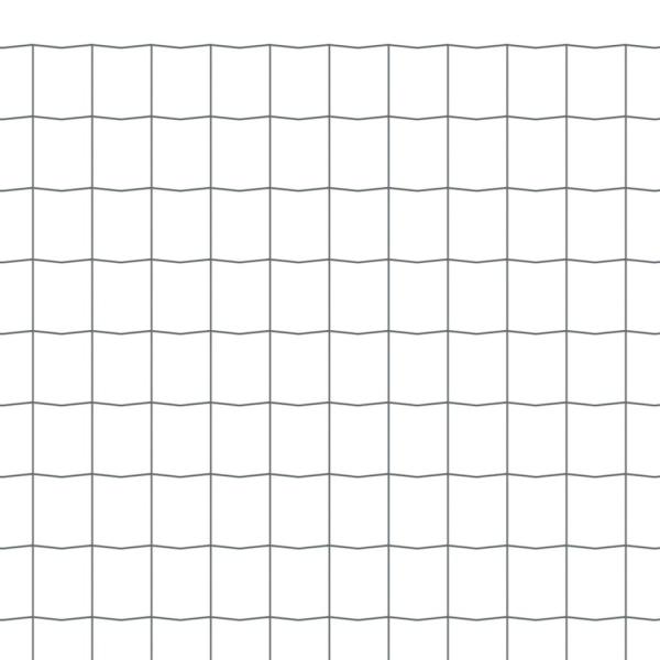 Eurozaun Stahl 25 x 1,2 m Grau