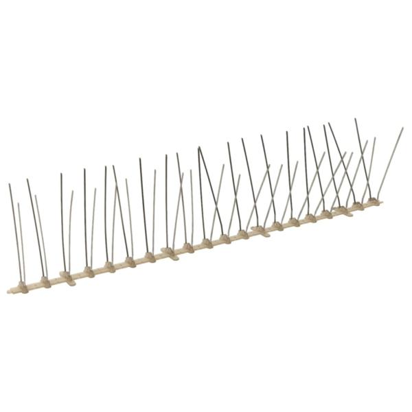 20-tlg. Vogelabwehr-Spikes-Set 10 m Kunststoff 4-reihig