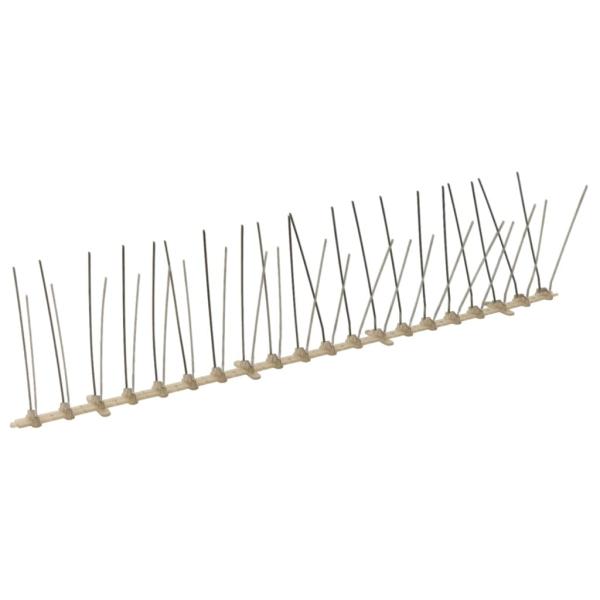 20-tlg. Vogelabwehr-Spikes-Set 10 m Kunststoff 4-reihig