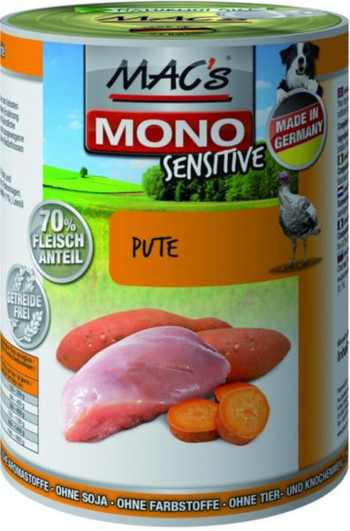 ARDEBO.de MACs Dog Mono Frische Pute 400g