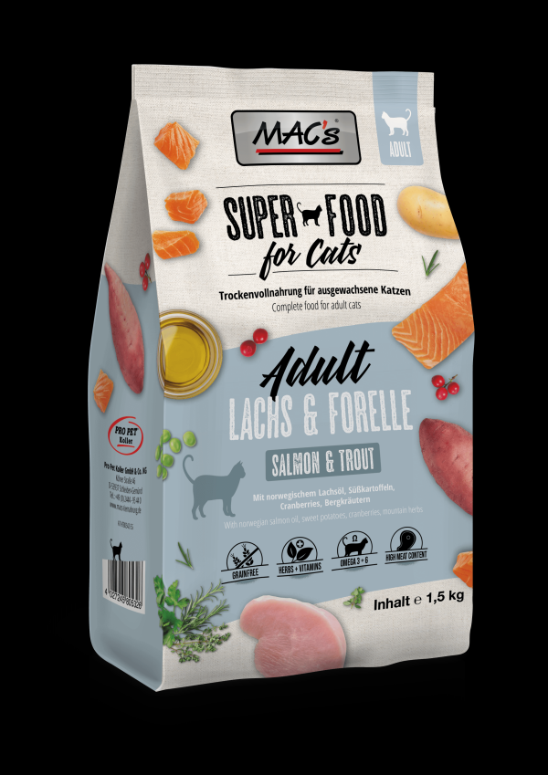 MACs Cat Adult Lachs & Forelle 1,5kg