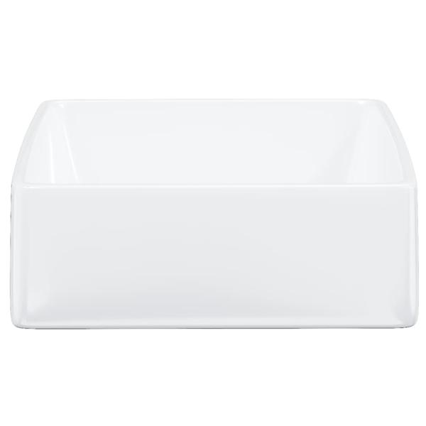 Waschbecken Weiß 37x37x13 cm Keramik Quadratisch