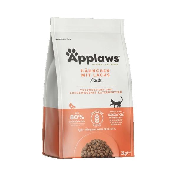 Applaws Cat Trockenfutter Hühnchen & Lachs 2 kg