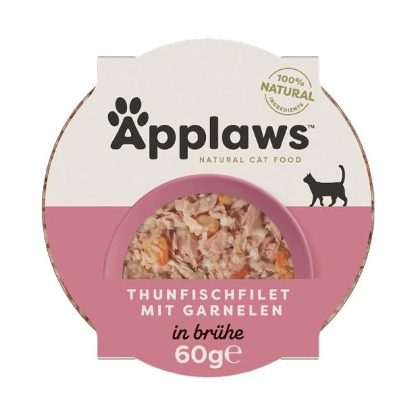 Applaws Cat Nassfutter Thunfischfilet und Garnelen 60 g (Menge: 10 je Bestelleinheit)