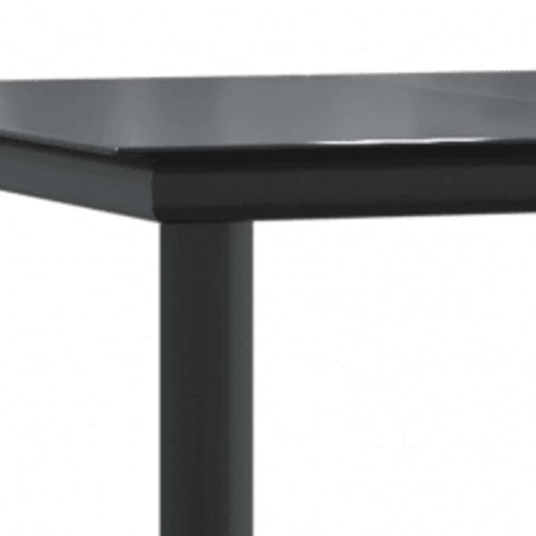 7-tlg. Garten-Essgruppe mit Kissen Braun Poly Rattan Glas