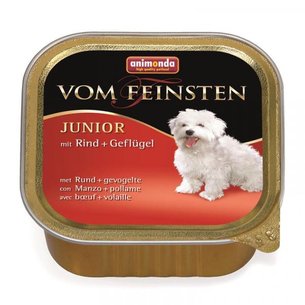 ARDEBO.de Animonda Dog vom Feinsten Junior Rind & Geflügel 150g