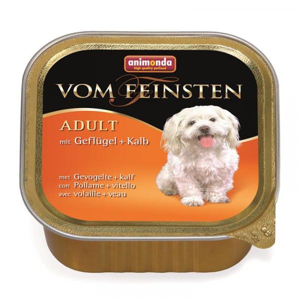ARDEBO.de Animonda Dog vom Feinsten Adult mit Geflügel & Kalb 150g