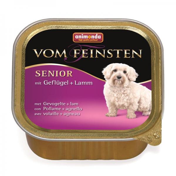 ARDEBO.de Animonda Dog vom Feinsten Senior Geflügel & Lamm 150g