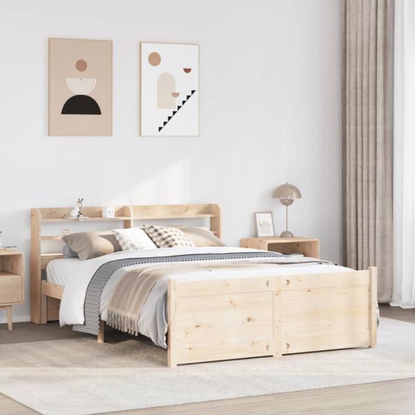 ARDEBO.de - Bettgestell mit Kopfteil ohne Matratze 120x190 cm
