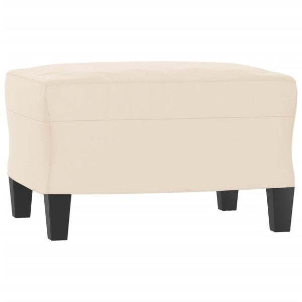 4-tlg. Sofagarnitur mit Kissen Beige Mikrofasergewebe