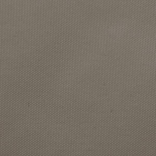 Sonnensegel Oxford-Gewebe Rechteckig 3,5x4,5 m Taupe