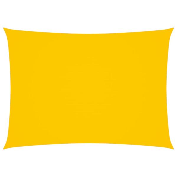 Sonnensegel Oxford-Gewebe Rechteckig 4x6 m Gelb