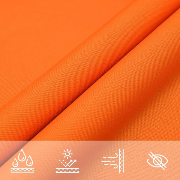 Sonnensegel Oxford-Gewebe Rechteckig 6x8 m Orange