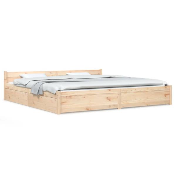 Bett mit Schubladen 200x200 cm