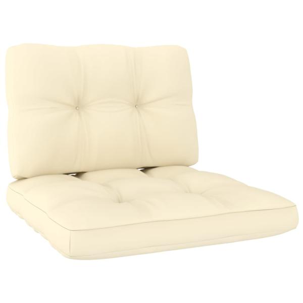 4-tlg. Garten-Lounge-Set mit Kissen Kiefernholz Imprägniert