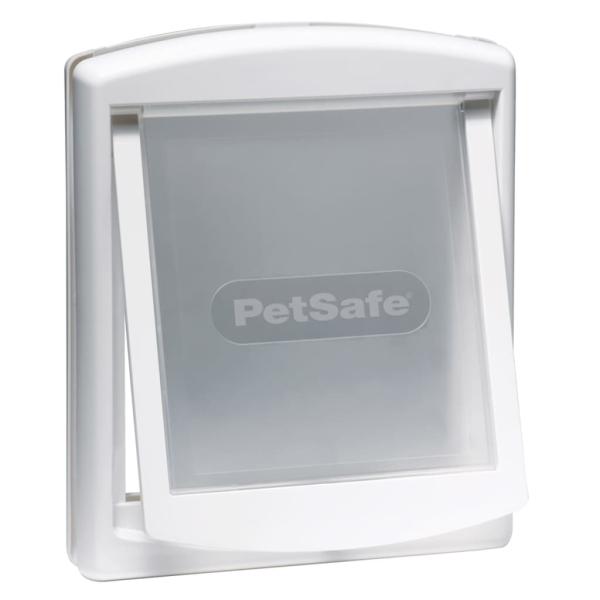 ARDEBO.de - PetSafe Haustiertür 2-Wege 740 Mittelgroß 26,7x22,8 cm Weiß