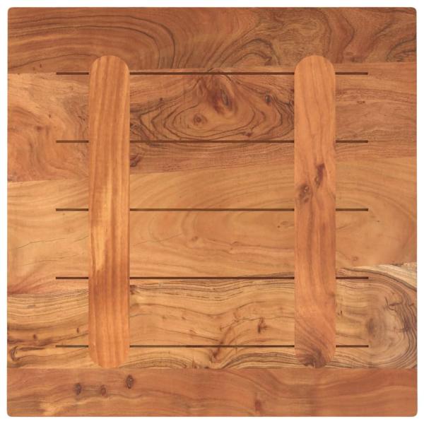 Tischplatte 60x60x3,8 cm Quadratisch Massivholz Akazie