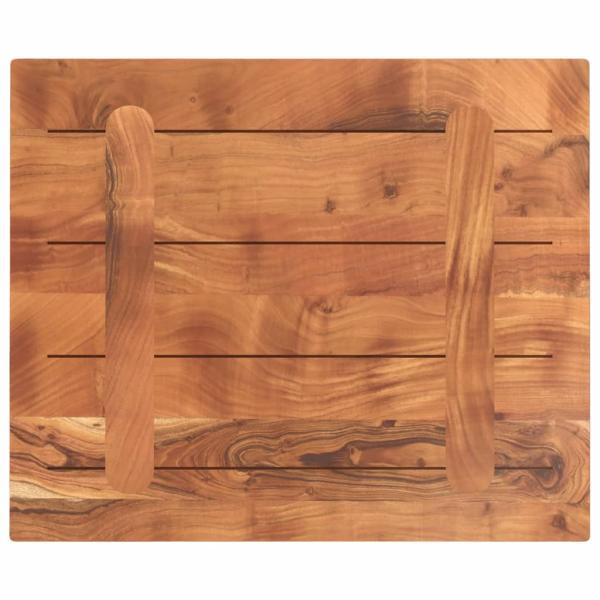 Tischplatte 60x50x3,8 cm Rechteckig Massivholz Akazie