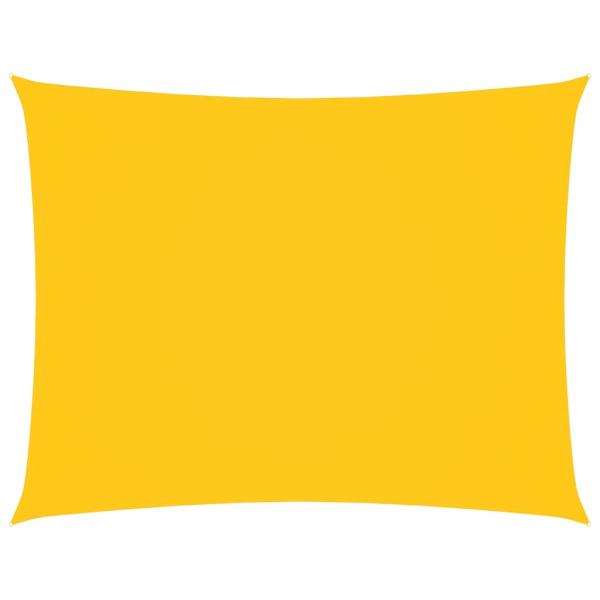 Sonnensegel Oxford-Gewebe Rechteckig 3,5x5 m Gelb