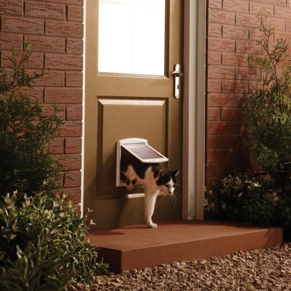 PetSafe Haustiertür 2-Wege 715 Klein 17,8x15,2 cm Weiß