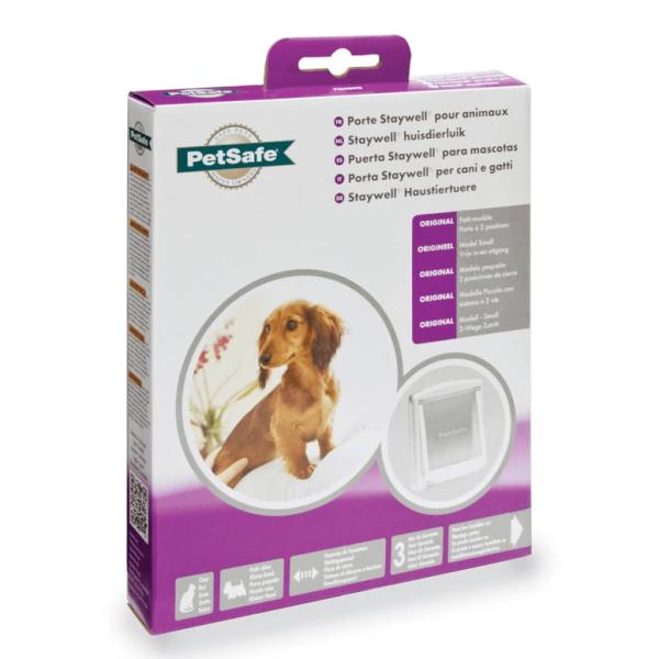 PetSafe Haustiertür 2-Wege 715 Klein 17,8x15,2 cm Weiß