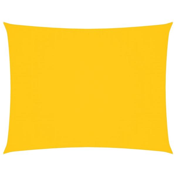 Sonnensegel Oxford-Gewebe Rechteckig 5x6 m Gelb