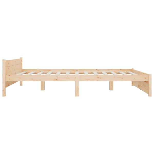 Massivholzbett ohne Matratze 200x200 cm