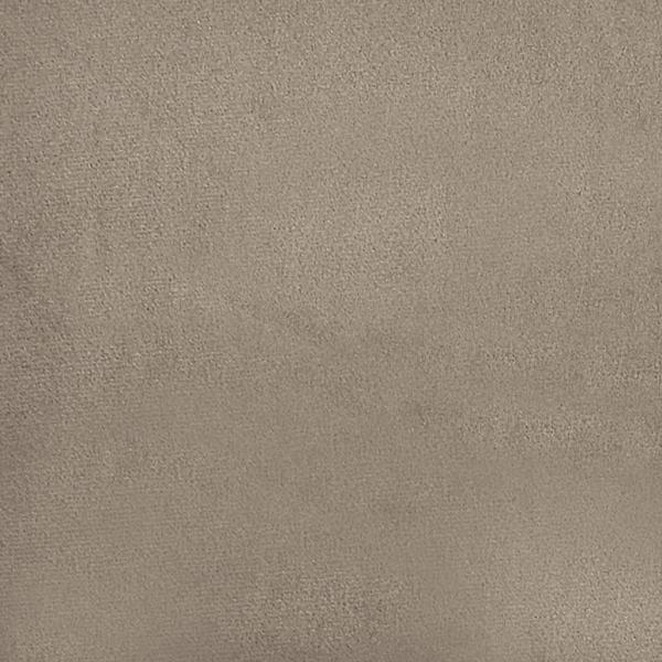 Sessel mit Hocker Taupe 60 cm Mikrofasergewebe