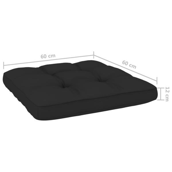 3-tlg. Garten-Lounge-Set mit Kissen Kiefernholz Imprägniert
