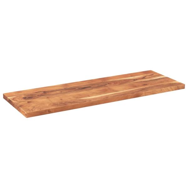 Tischplatte 140x50x2,5 cm Rechteckig Massivholz Akazie