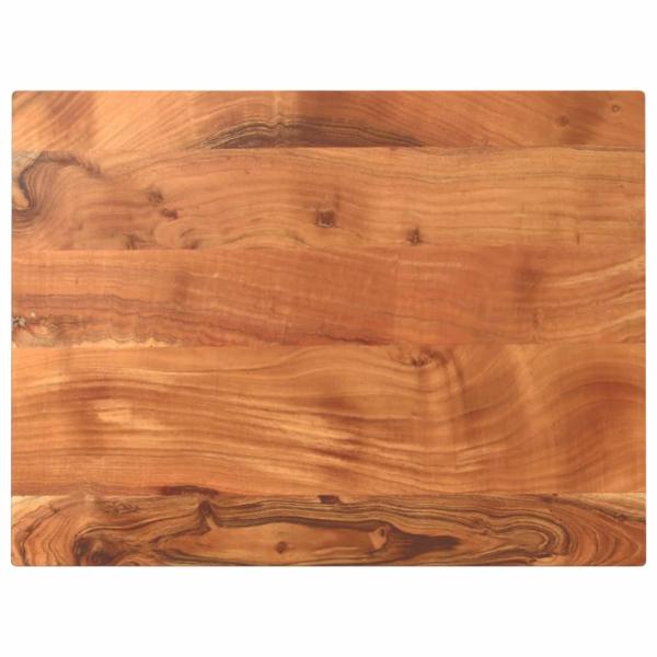 ARDEBO.de - Tischplatte 80x50x2,5 cm Rechteckig Massivholz Akazie