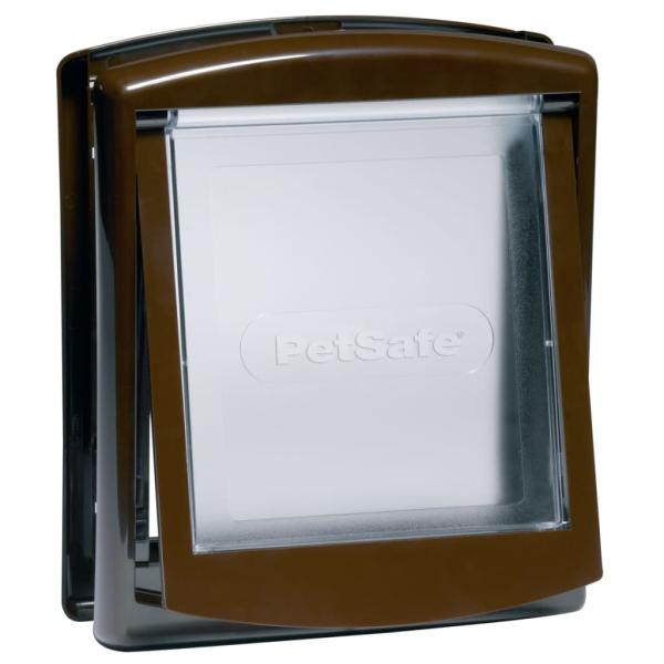 ARDEBO.de - PetSafe Haustiertür 2-Wege 730 Klein 17,8x15,2 cm Braun