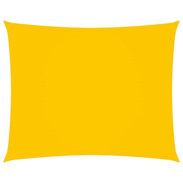 Sonnensegel Oxford-Gewebe Rechteckig 3x4 m Gelb