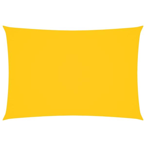 Sonnensegel Oxford-Gewebe Rechteckig 3x5 m Gelb