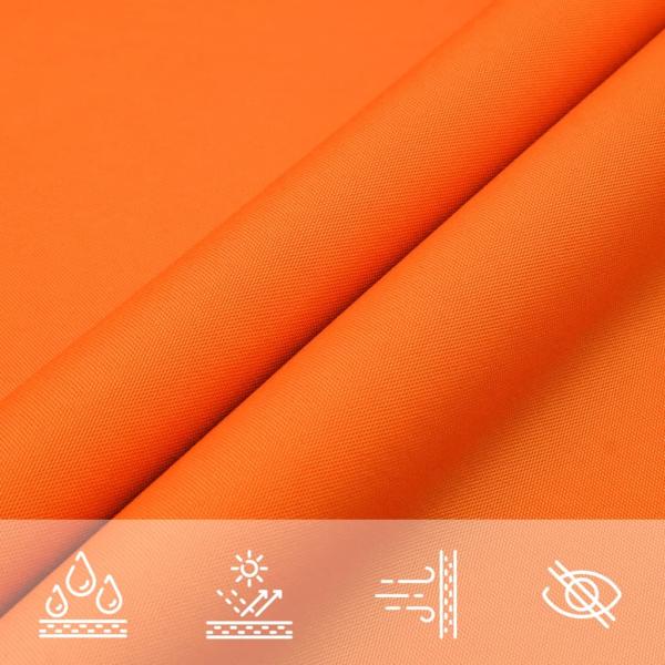 Sonnensegel Oxford-Gewebe Rechteckig 5x8 m Orange
