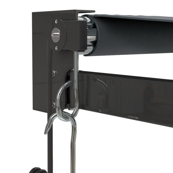 Elektrische Markise mit Kurbel Anthrazit 3,5x2,5 m